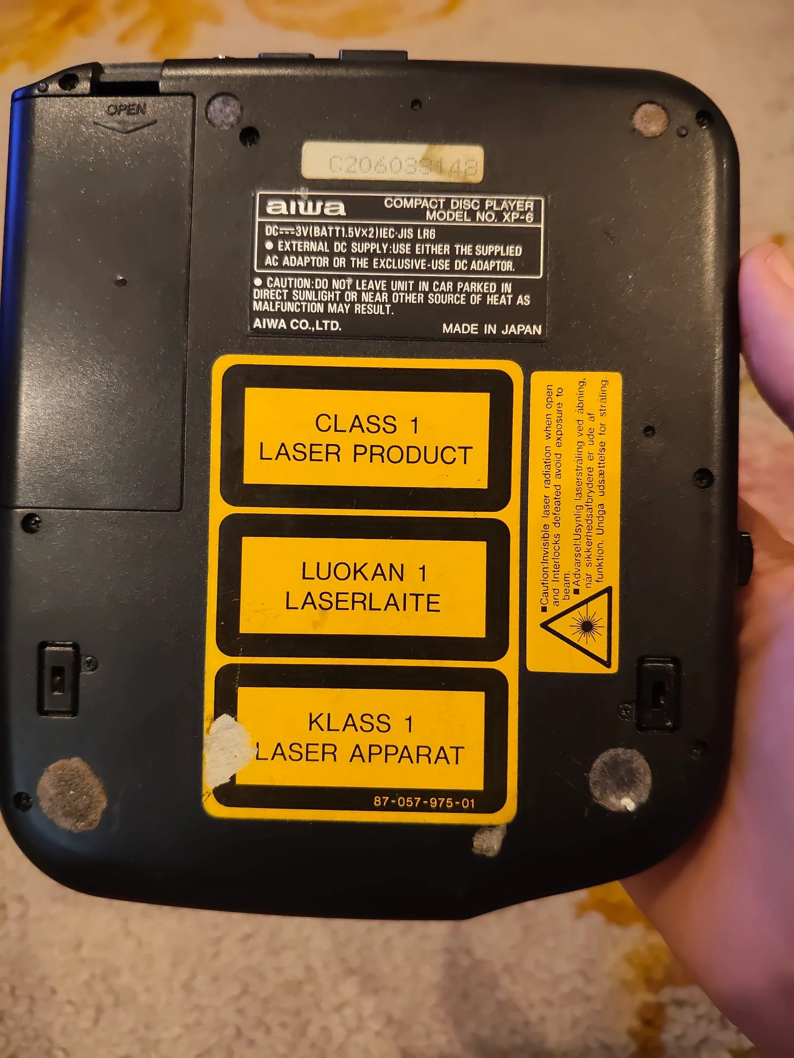 Aiwa XP-6 cd-speler zwart – photo 6
